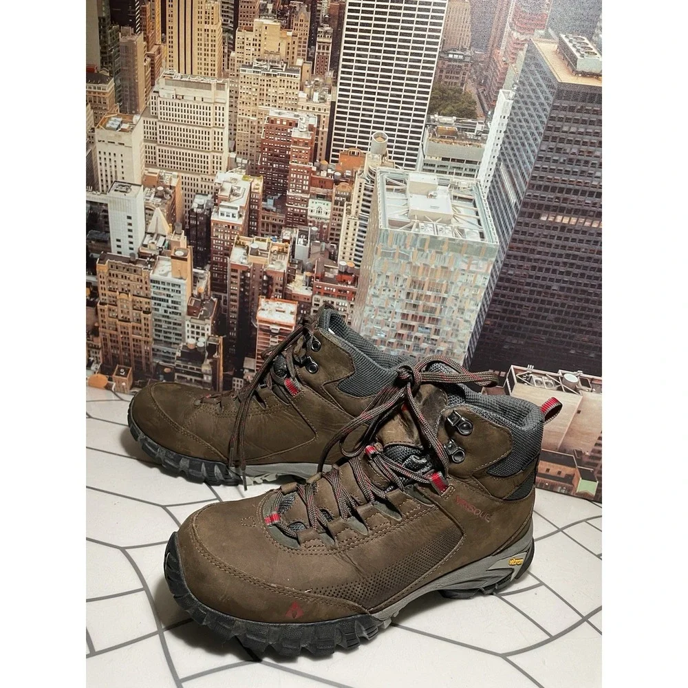 Vasque Hiking Boots Ultra Dry Vibram Soles 7424M Mens Size 11 M Brown - Picture 6 of 10